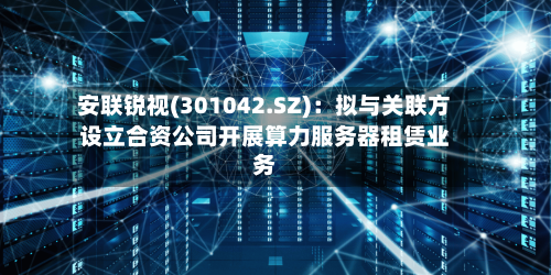 安联锐视(301042.SZ)：拟与关联方设立合资公司开展算力服务器租赁业务