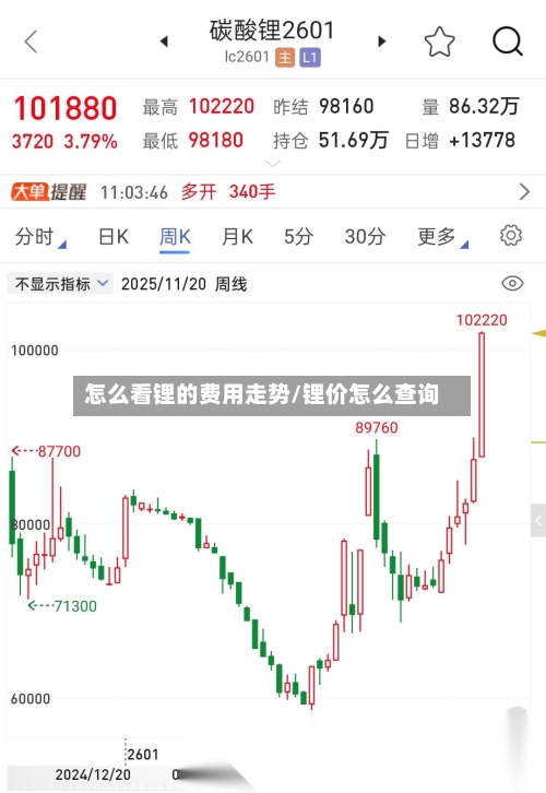 怎么看锂的费用走势/锂价怎么查询-第3张图片