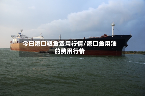 今日港口粮食费用行情/港口食用油的费用行情-第2张图片