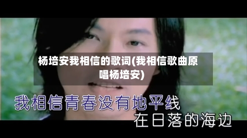 杨培安我相信的歌词(我相信歌曲原唱杨培安)-第3张图片