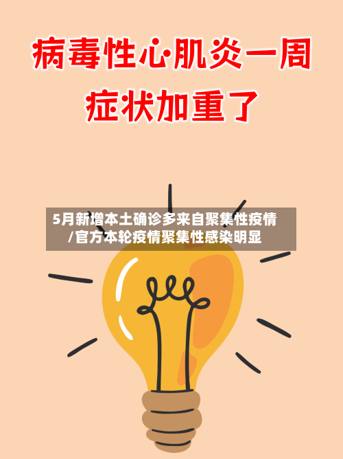 5月新增本土确诊多来自聚集性疫情/官方本轮疫情聚集性感染明显-第1张图片