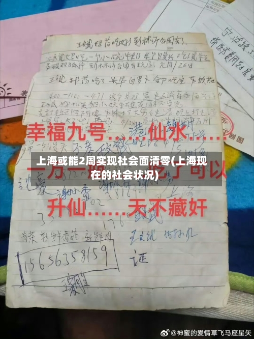 上海或能2周实现社会面清零(上海现在的社会状况)-第1张图片