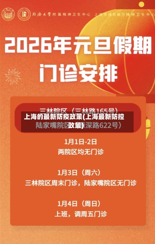 上海的最新防疫政策(上海最新防控政策)-第1张图片