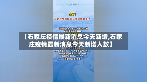 【石家庄疫情最新消息今天新增,石家庄疫情最新消息今天新增人数】-第3张图片