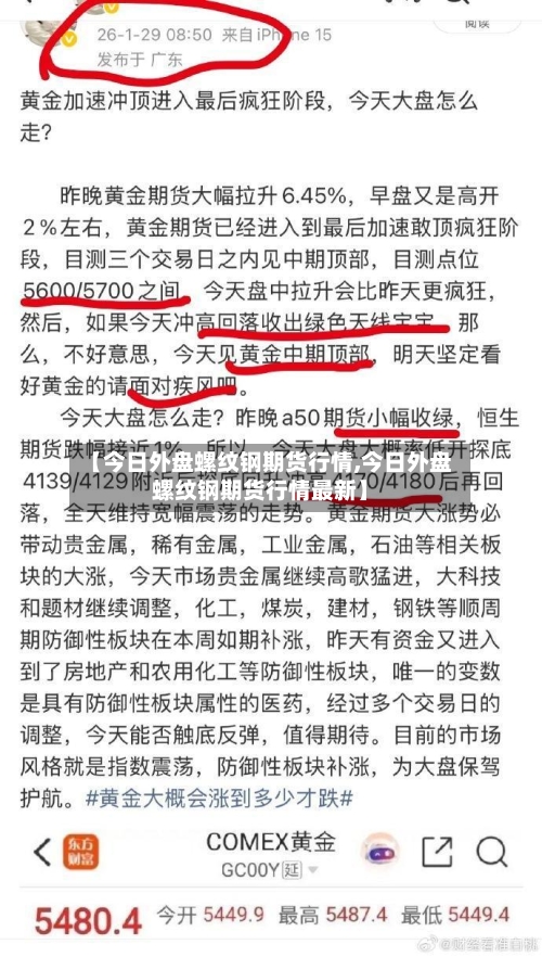 【今日外盘螺纹钢期货行情,今日外盘螺纹钢期货行情最新】-第2张图片