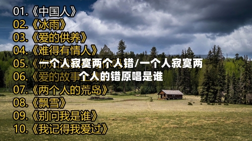 一个人寂寞两个人错/一个人寂寞两个人的错原唱是谁-第2张图片