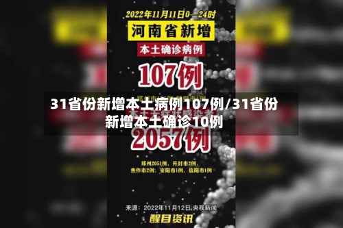 31省份新增本土病例107例/31省份新增本土确诊10例-第2张图片