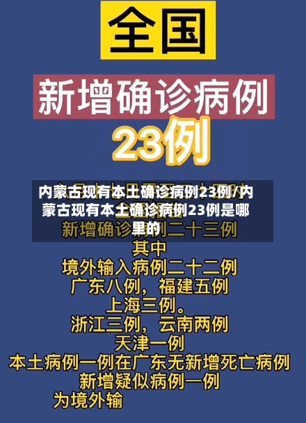 内蒙古现有本土确诊病例23例/内蒙古现有本土确诊病例23例是哪里的-第2张图片