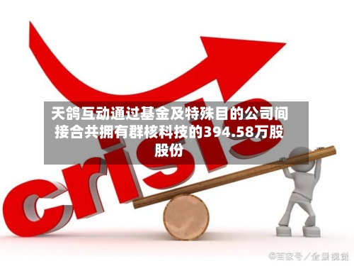 天鸽互动通过基金及特殊目的公司间接合共拥有群核科技的394.58万股股份-第1张图片