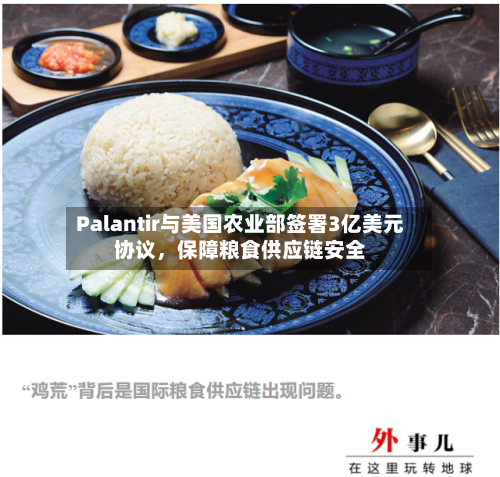Palantir与美国农业部签署3亿美元协议，保障粮食供应链安全-第2张图片