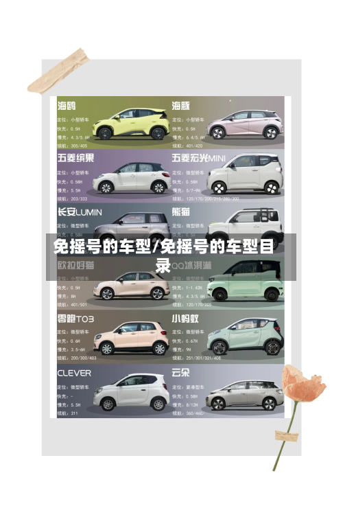 免摇号的车型/免摇号的车型目录-第2张图片