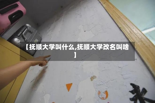 【抚顺大学叫什么,抚顺大学改名叫啥】-第1张图片