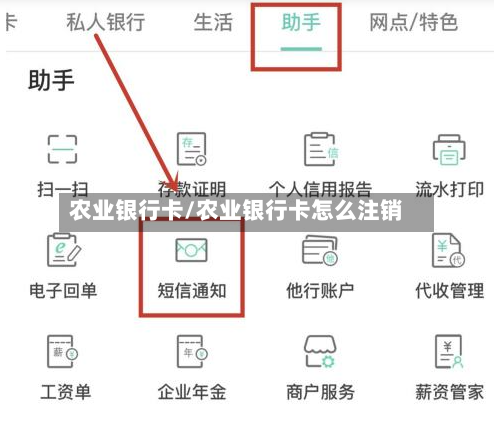 农业银行卡/农业银行卡怎么注销-第1张图片