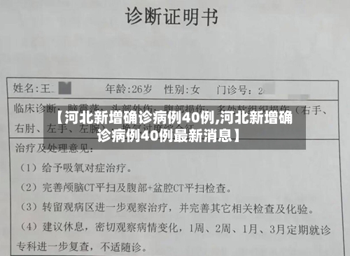 【河北新增确诊病例40例,河北新增确诊病例40例最新消息】-第2张图片
