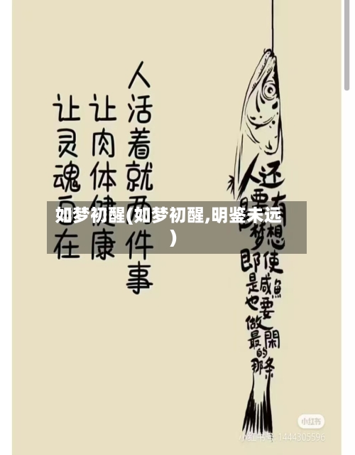 如梦初醒(如梦初醒,明鉴未远)-第2张图片