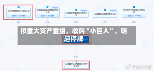 拟重大资产重组	，收购“小巨人	”，明起停牌-第2张图片