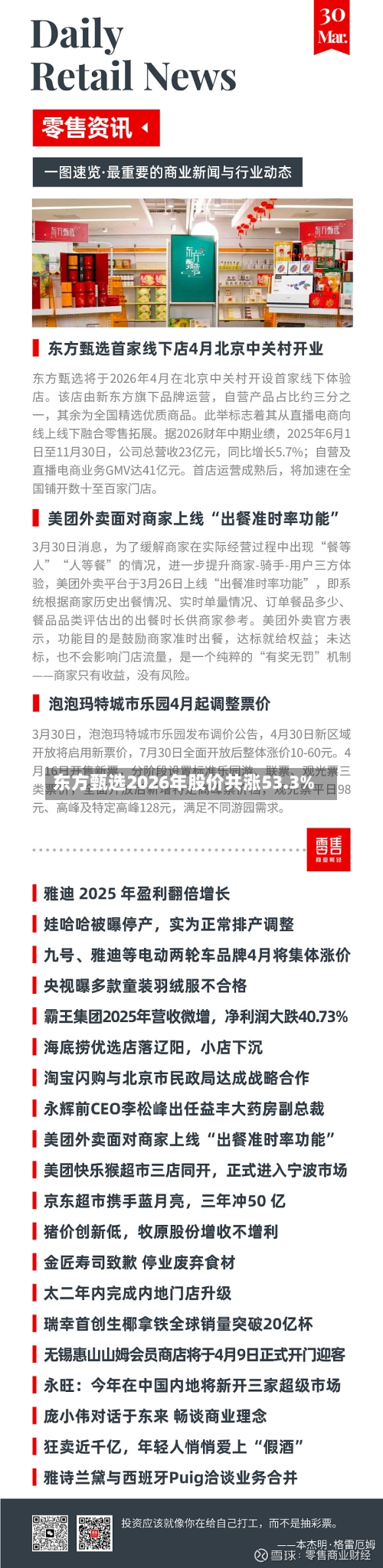 东方甄选2026年股价共涨53.3%-第2张图片