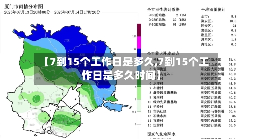 【7到15个工作日是多久,7到15个工作日是多久时间】-第2张图片