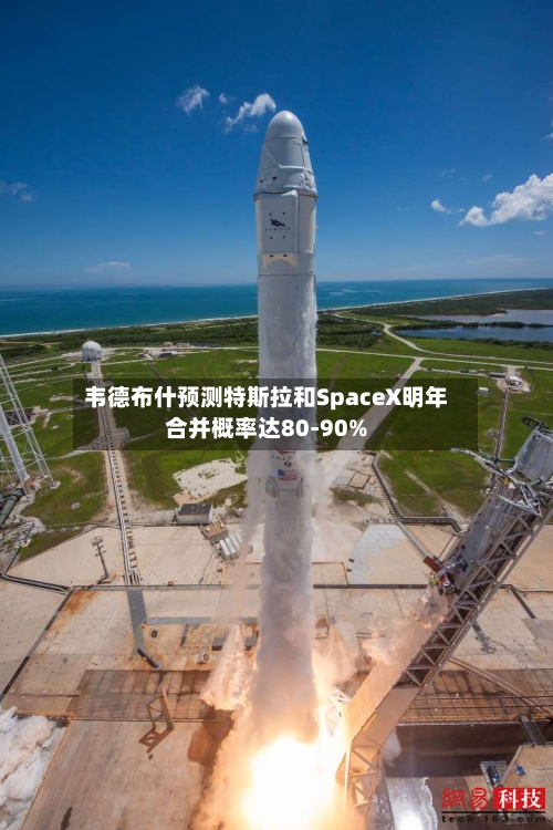 韦德布什预测特斯拉和SpaceX明年合并概率达80-90%-第1张图片